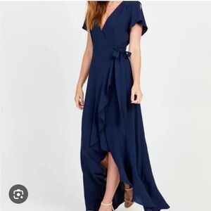Altar’s State Navy Blue Springvale Maxi Dress